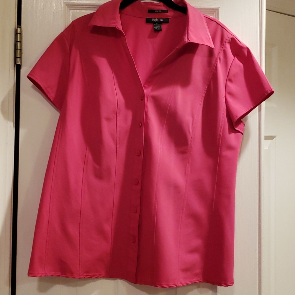 STYLE & CO blouse stretch blouse